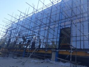 طراحی و اجرای نمای کرتین وال و فریم لس | گروه مهندسی آسمان